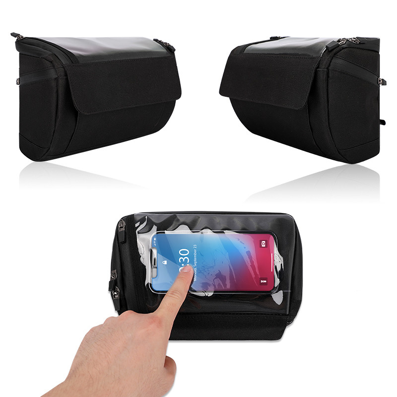 De Telefoonzak die van de touch screenfiets Waterdichte de Portefeuillezak cirkelen van het Telefoongeval Openlucht 20x8x10cm