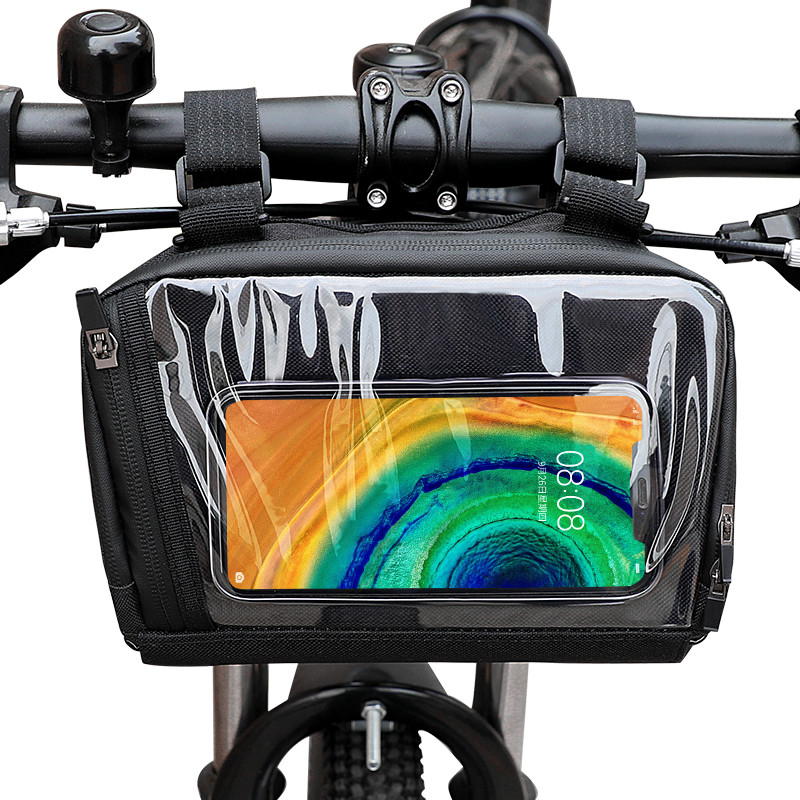 De Telefoonzak die van de touch screenfiets Waterdichte de Portefeuillezak cirkelen van het Telefoongeval Openlucht 20x8x10cm