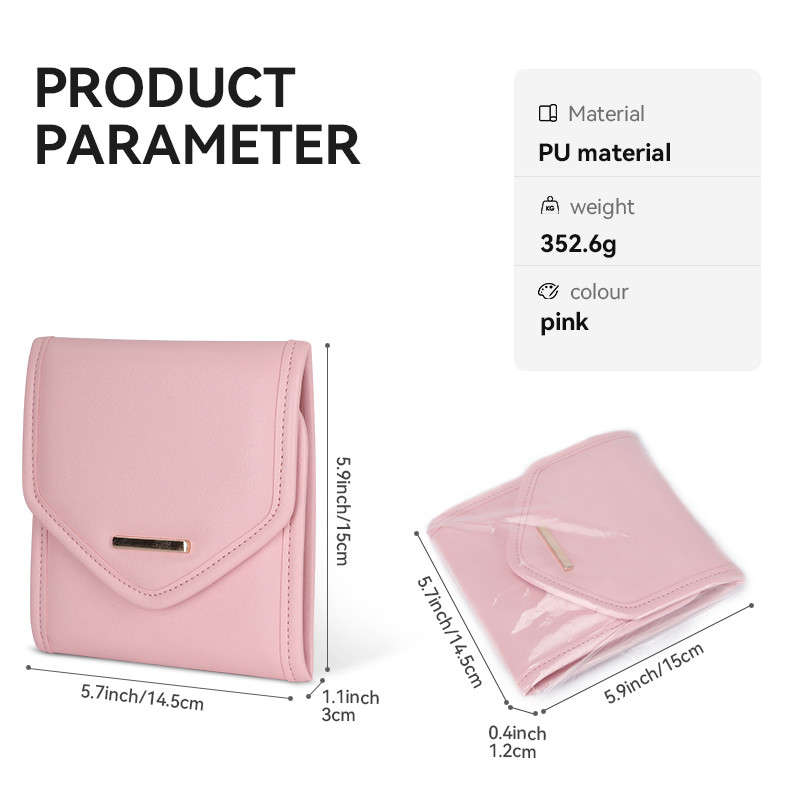 Vouwbare van het de Zakgeval van de Juwelenopslag Zak 14.5x3x15cm van Mini Travel Organizer Jewellery Roll