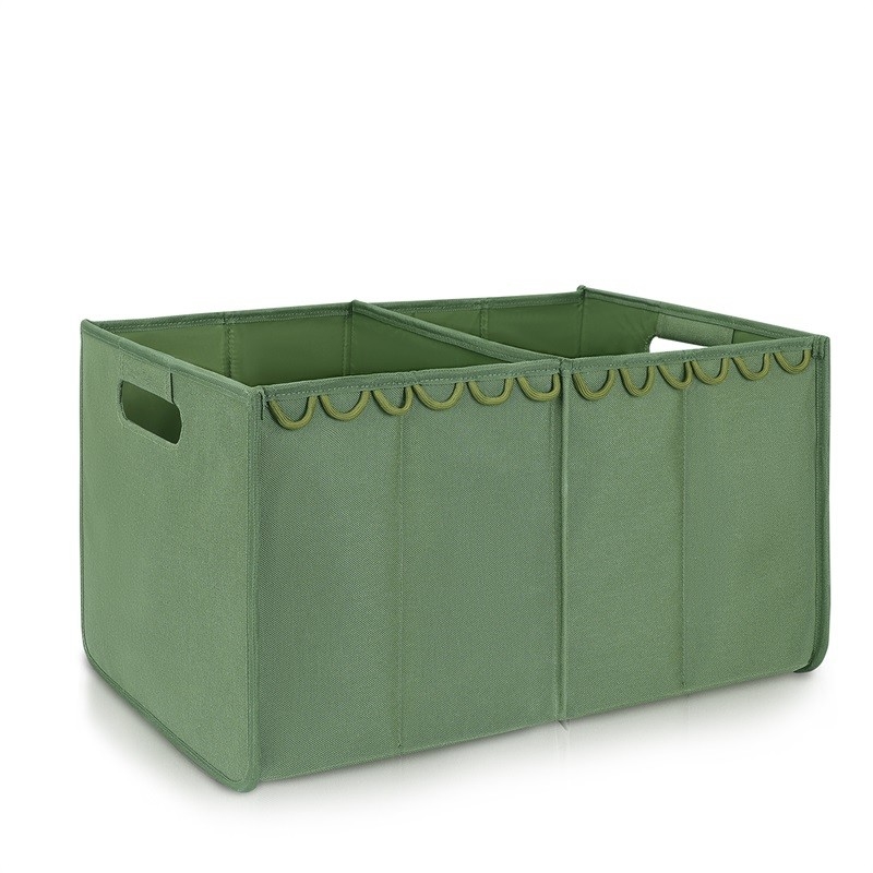 Opvouwbare Boomstamopslag Tote Luggage Storage For Suv Twee Compartimenten Vouwbare 36x4x9“