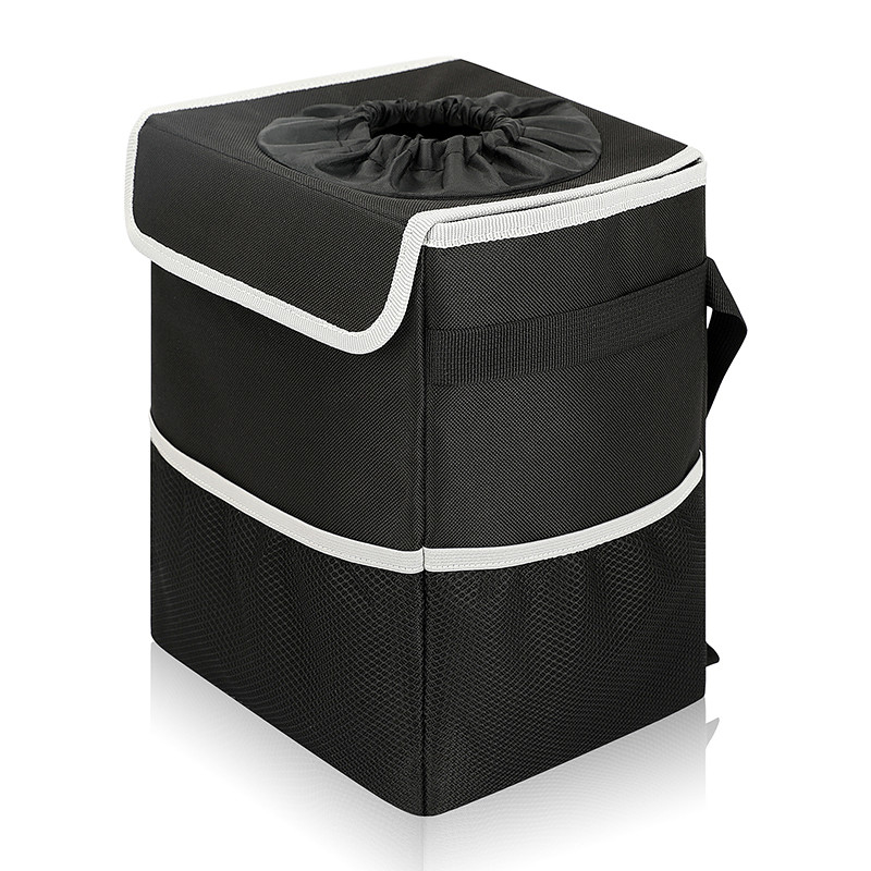 Van de Organisatorbags black hanging van de afvalauto van het het Lekbewijs van de het Afvalbak het Dekselhuisvuil 8.4x7.4x10.4“