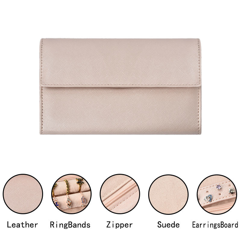 Van de het Op een hoger niveau weergevenreis van make-upjuwelen de Zakorganisator Case Small Holder Draagbare 8x5x1“