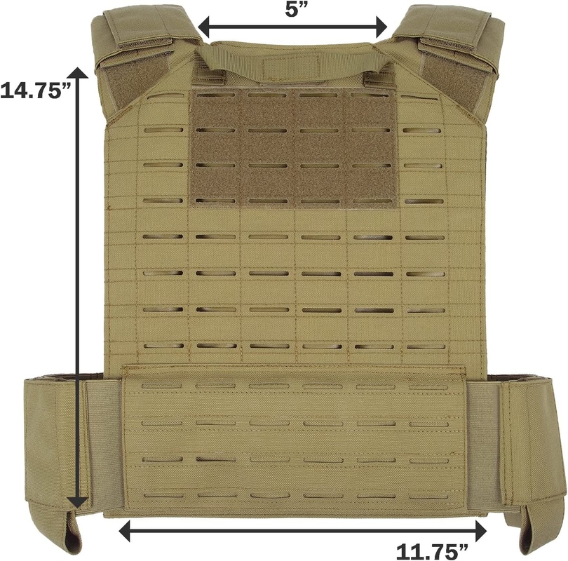 1000D nylon Cordura-Coyote Bruine Sterkte die Gewogen Vesttraining 11x14 opleiden“