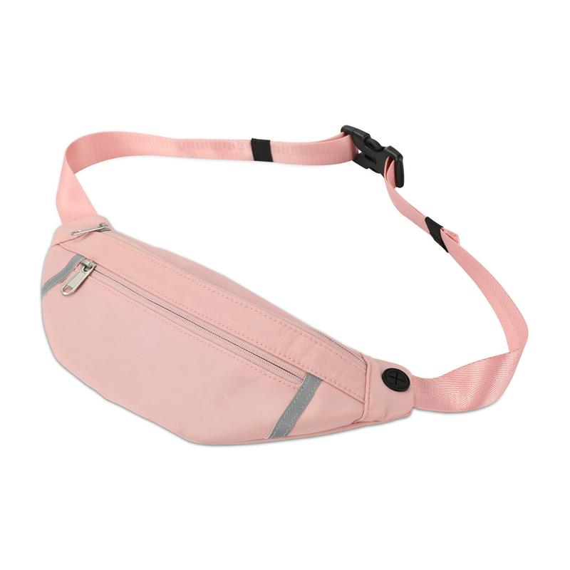 De Wandelingskruis van Fanny Pink Pouch Waist Bag van de schouderportefeuille - lichaam voor Vrouwen 12.8X9.6“