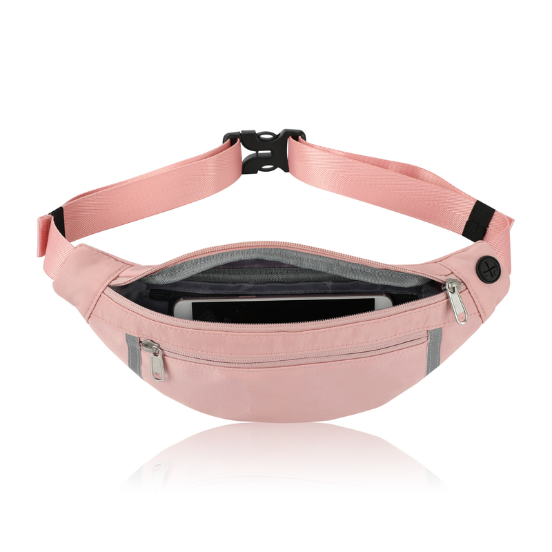 De Wandelingskruis van Fanny Pink Pouch Waist Bag van de schouderportefeuille - lichaam voor Vrouwen 12.8X9.6“