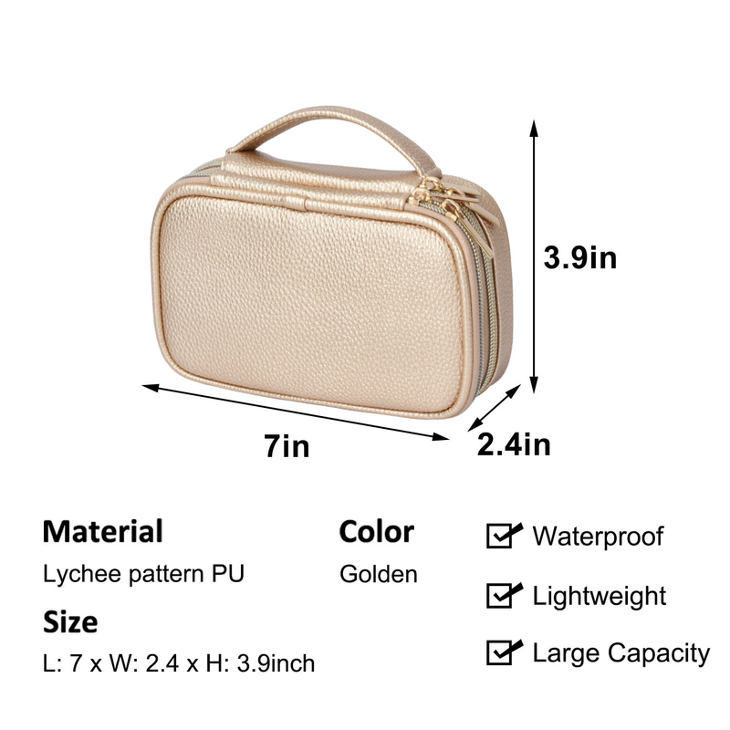 2 van de de Opslagzak van laagjuwelen van de de Zakkenorganisator het Geval 7x2.4x3.9 van Pouch Earring Travel“