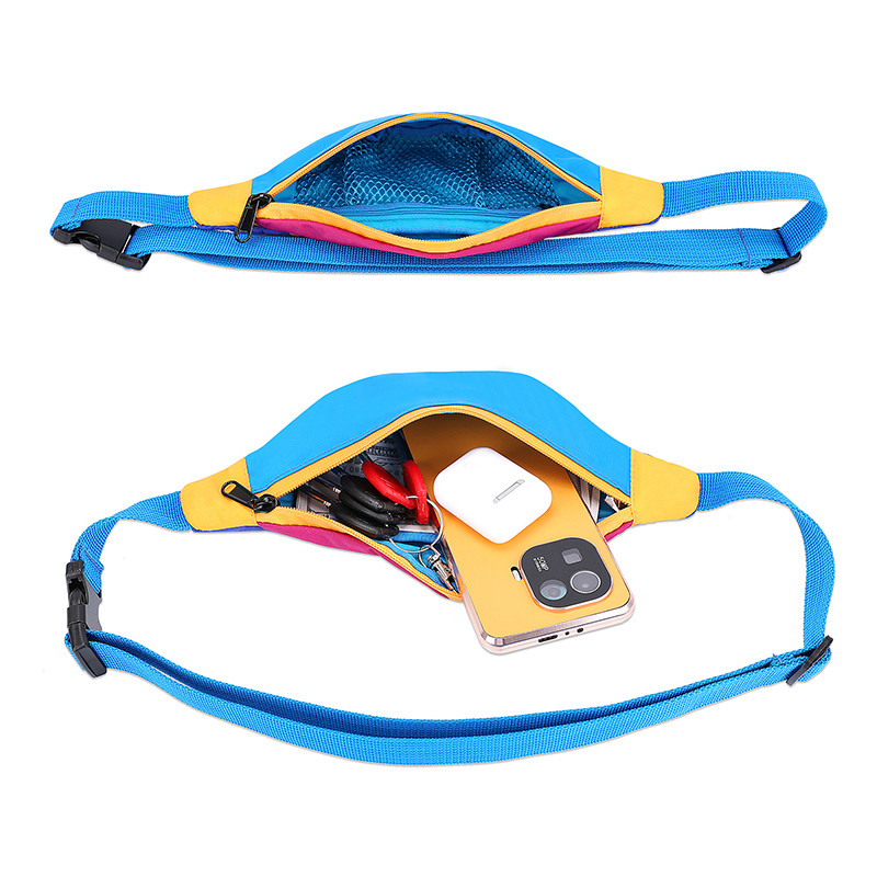 Van de de Taillezak van de riemslinger Duim van Fanny Pack 420D 11X2.3X4.3 van de Vrouwen de Nylon