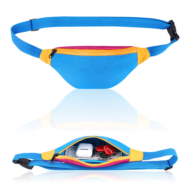 Van de de Taillezak van de riemslinger Duim van Fanny Pack 420D 11X2.3X4.3 van de Vrouwen de Nylon