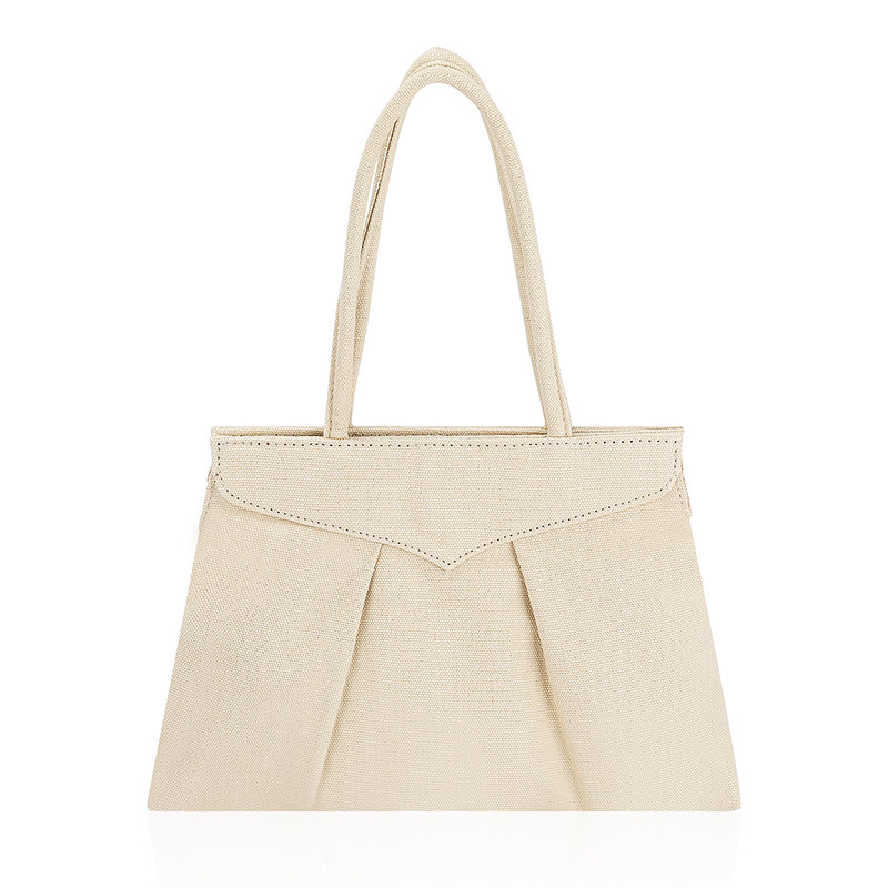 Eco Vriendschappelijk Opnieuw te gebruiken het Winkelen Zakken Duurzaam Canvas Tote Bags Zipper Button 10x7“