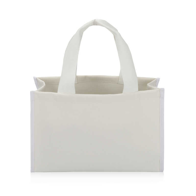 Het canvas Tote Bag Eco Friendly Shopping doet Kleinhandels Op zwaar werk berekende Dikke Bodem 4x4x10“ in zakken