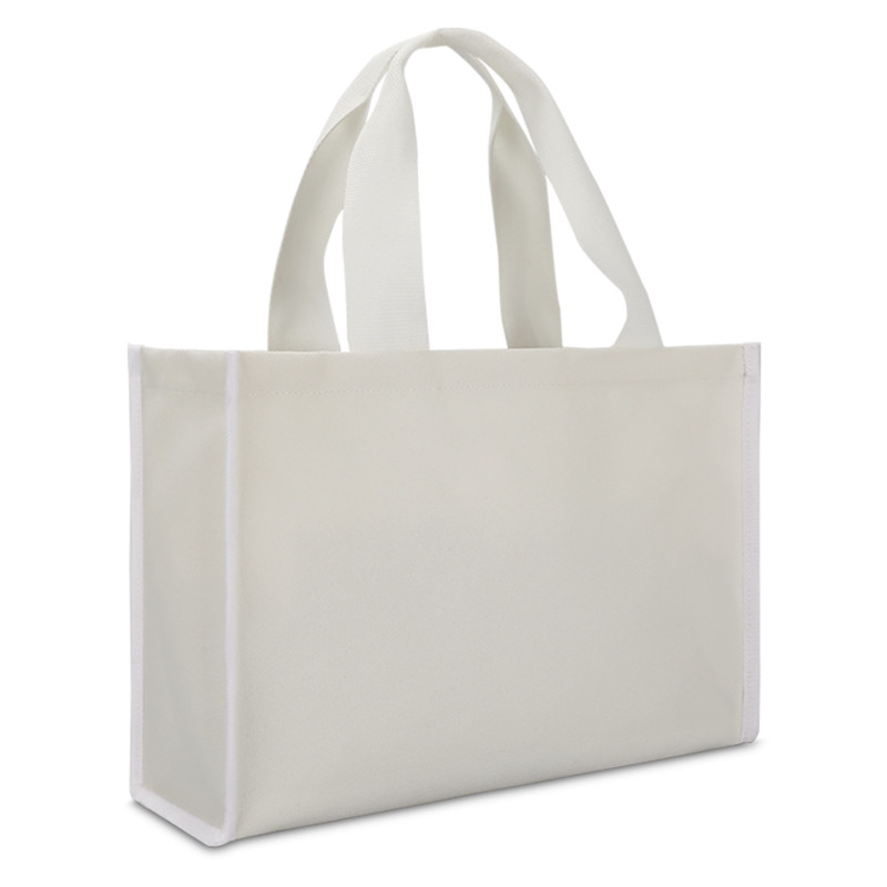 Het canvas Tote Bag Eco Friendly Shopping doet Kleinhandels Op zwaar werk berekende Dikke Bodem 4x4x10“ in zakken