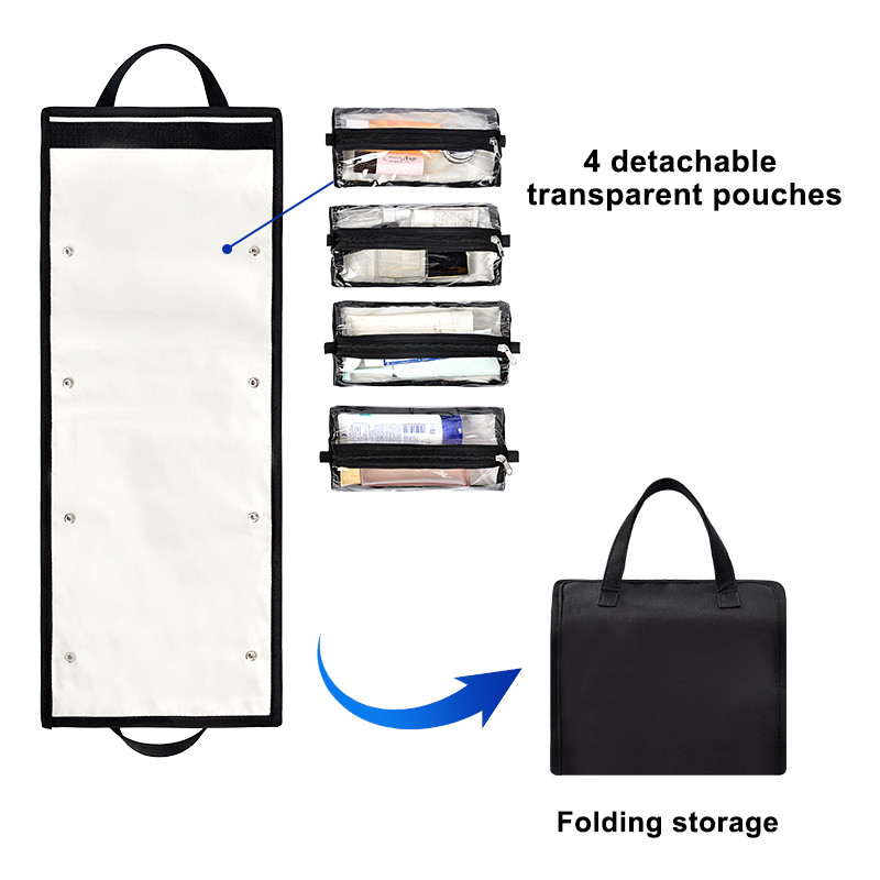 Reis maakt Buitengewoon breed Hangend Toiletry pvc van Organisatorbag separated omhoog Zak 9X5“