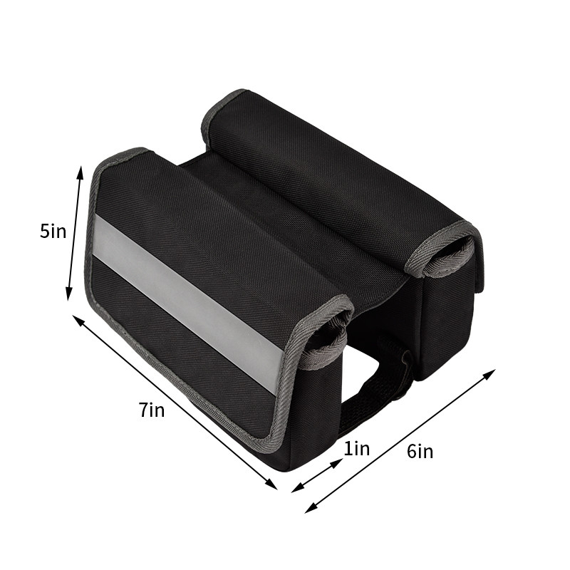 De grote Zak van de Telefoonfiets Waterdicht Achtergedeelte onder Weerspiegelende de Strookzak van Seat voor het Cirkelen 7X6X5“