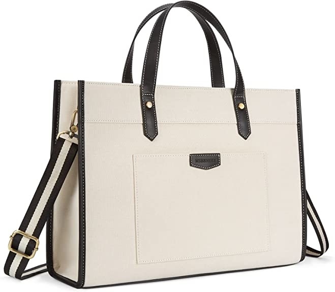 16x11.7x5.1 canvaslaptop Tote Bag, de Zakken van de het Werkschouder voor Reis het Winkelen