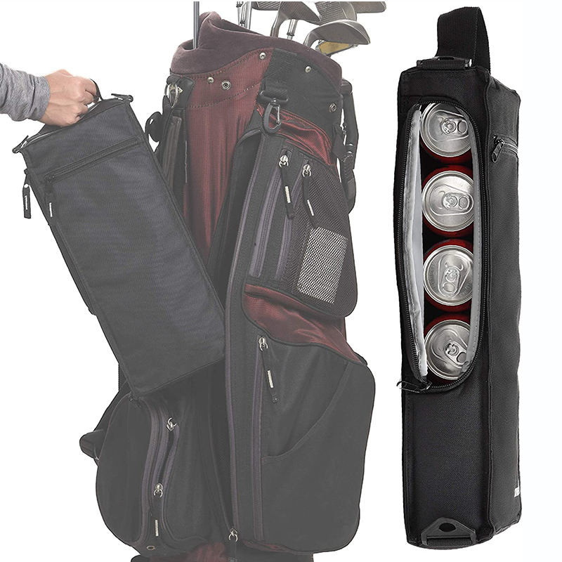 Waterdichte geïsoleerde wijnkoeler tas Custom Logo Draagbare zachte 6 blikjes Golf 6.3x3x16 inch