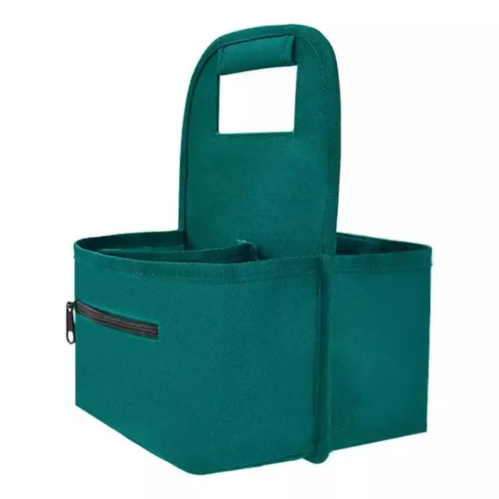 Draagbare koffietas, 10 * 7 inch aangepaste koffiekoppelsleeven