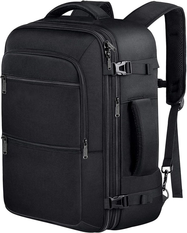 Zwarte 40L uitbreidbare draagbare bagageruimte Vlucht goedgekeurde outdoor duffel reistas