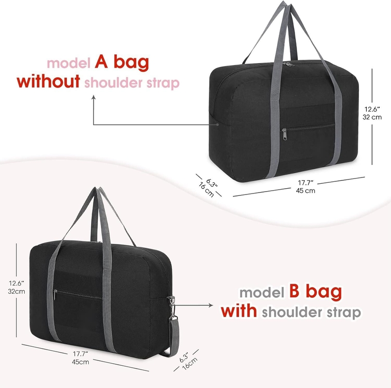 Grote luchtvaart onderzetel opvouwbaar draagbare bagage tas Duffel reistas voor vrouwen