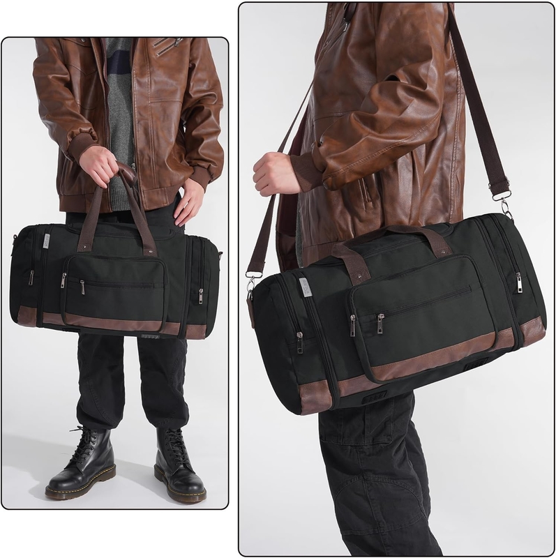 Grote capaciteit Reisauto Weekend handig om mee te nemen bagage mannen Duffel Canvas Crossbody Reisauto