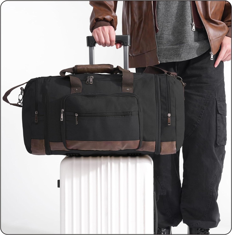Grote capaciteit Reisauto Weekend handig om mee te nemen bagage mannen Duffel Canvas Crossbody Reisauto