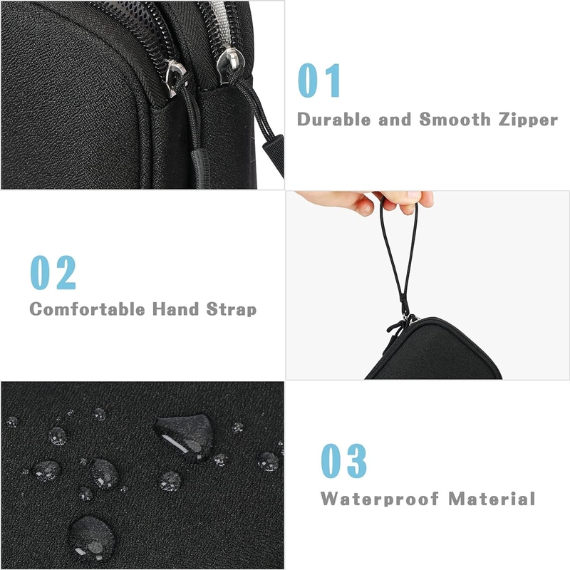 Waterdicht Dubbellagen All-in-One Kabel Organisator Pouch Elektronische Accessoires Bag