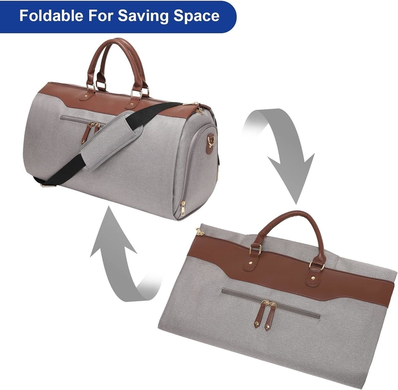 Mannen Vrouwen 2 in 1 hangende pakkoffer Custom Duffel reistas met schouderband
