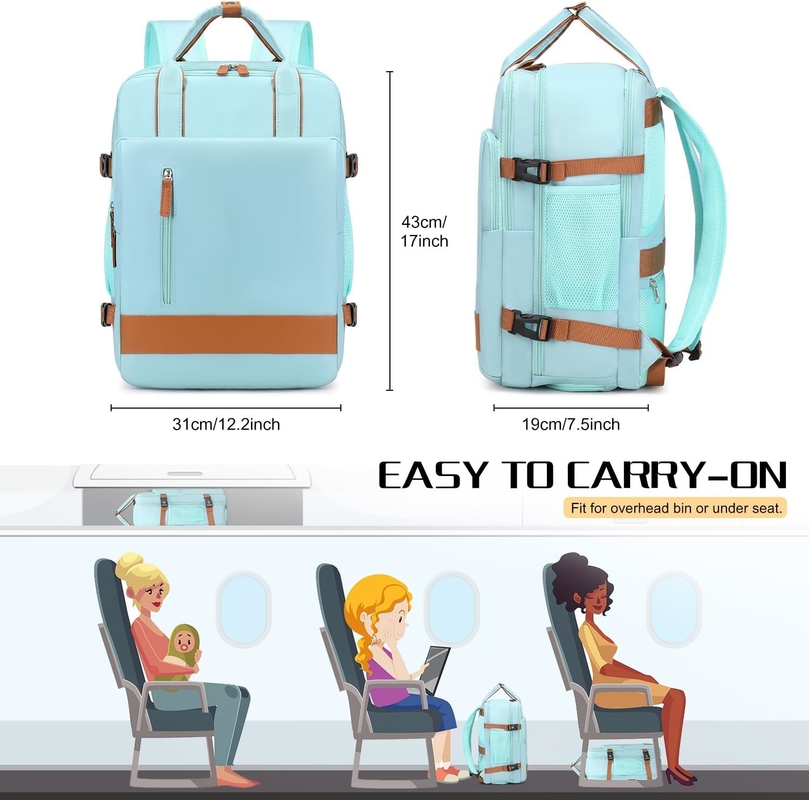 15.6 inch Carry On Duffel Travel Bag Vlucht goedgekeurd met USB-oplaadpoort