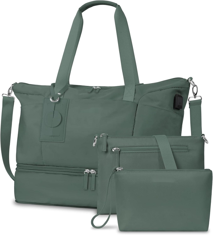 Uitbreidbare Carry On Tote Weekender Gym Duffle Custom met schoenvak en natte zak