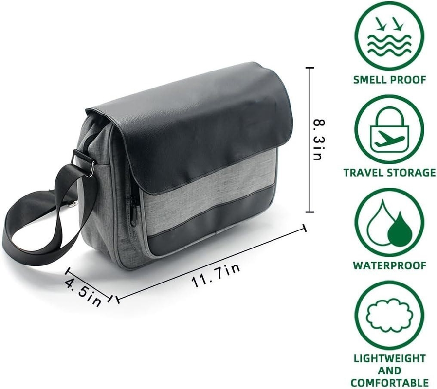 Beveiligde opslag Custom travel bag geurbestendige voor tabakskruid accessoire medicijnen lunch stash container