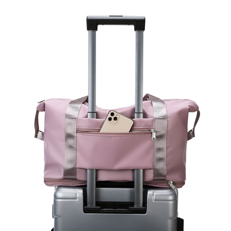 Rolling Sportenduffel de Polyester210d Vrouw Waterdichte 10.63x21.65x7.09 van de Reiszak“