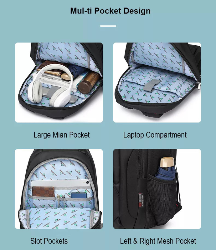 Xl Anti-diefstal Waterdichte Laptop Rugzak voor 1 Weekreis 3 dag 5 dag 34x19x48CM