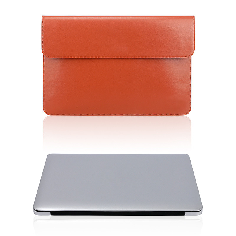 Van bedrijfs vrouwen Laptop Zakken voor Macbook Pro 13 van het de Kokerleer van de 13,3 Duimcomputer de Envelopklep
